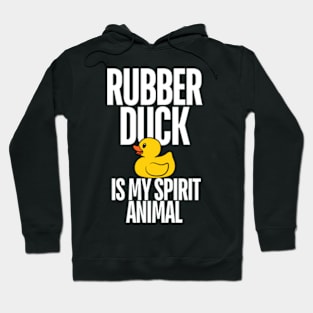 Rubber Duck Is My Spirit Animal Funny for Kids, Boys, Girl Hoodie